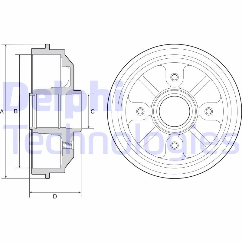 Citroen Zx 1991-1999 Arası 1.9 TD Delphi Marka Kampana
