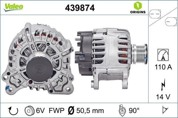Skoda Yeti 2009-2017 Arası 2.0 TDI Valeo Marka Alternatör