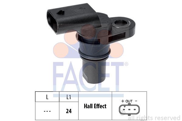 Volkswagen Sharan 2010-2014 Arası 2.0 TFSI Facet Marka Krank Sensörü