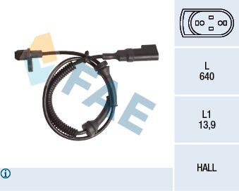 Ford Tourneo Connect 2002-2013 Arası 1.8 16V FAE Marka Ön Abs Sensörü