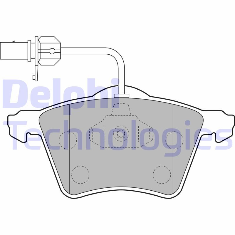 Volkswagen Transporter 1990-2004 Arası 2.4 D Delphi Marka Ön Balata Fişli