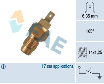 Citroen C15 1984-2006 Arası 1.8 D FAE Marka Hararet Müşürü