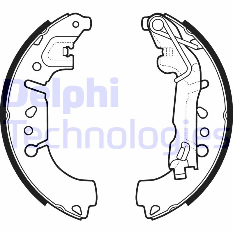 Fiat 500L 2012-2016 Arası 0.9 Delphi Marka Pabuçlu Balata