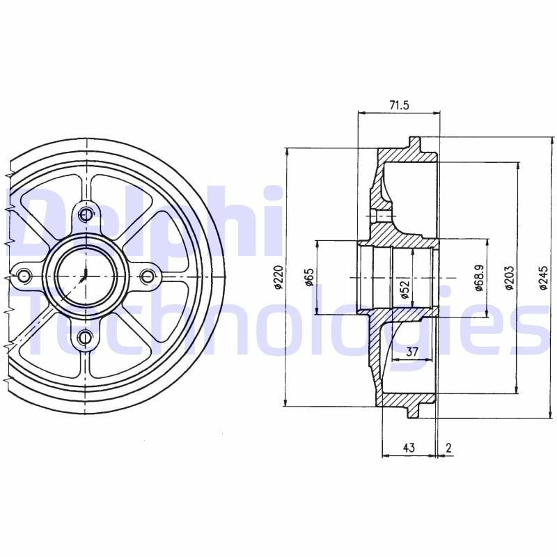 Citroen C3 2002-2006 Arası 1.1 i Delphi Marka Kampana