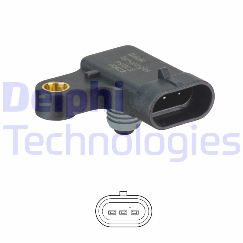 Chevrolet Nubira 2005-2011 Arası 1.4, 1.6 Delphi Marka Map Sensörü
