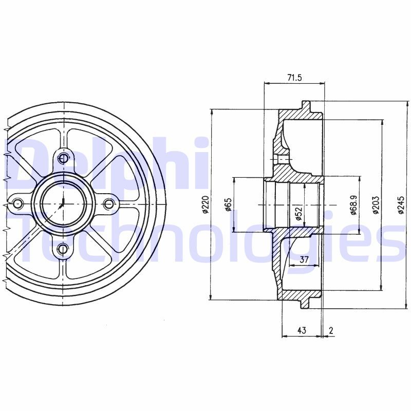 Citroen C3 2002-2006 Arası 1.6 16V Delphi Marka Kampana