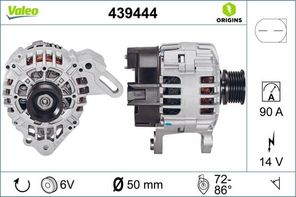Seat Arosa 1997-2004 Arası 1.0, 1.4 Valeo Marka Alternatör