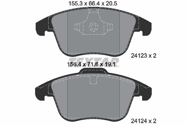 Ford Mondeo 2007-2015 Arası 2.0 LPG Textar Marka Ön Balata