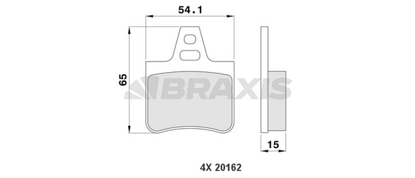 Citroen Xantia 1993-2003 Arası 2.0 i 16V Braxis Marka Arka Balata