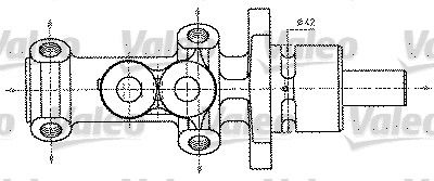 Citroen Zx 1991-1999 Arası 1.9 D Valeo Marka Fren Ana Merkezi