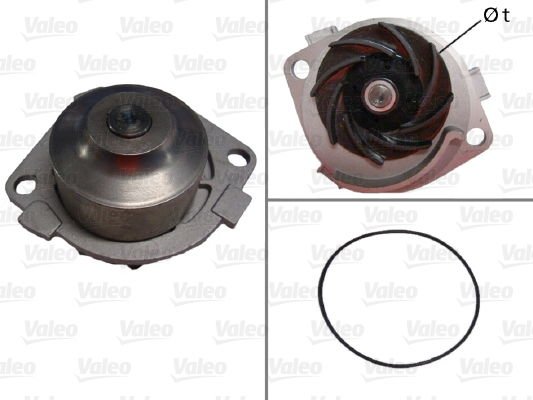 Fiat Brava 1995-2003 Arası 1.4, 1.4 12 V Valeo Marka Devirdaim Su Pompası