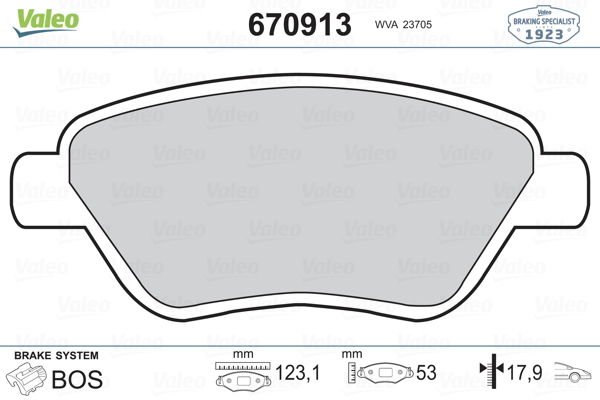 Fiat Linea 2006-2010 Arası 1.3 D Multijet Valeo Marka Ön Balata