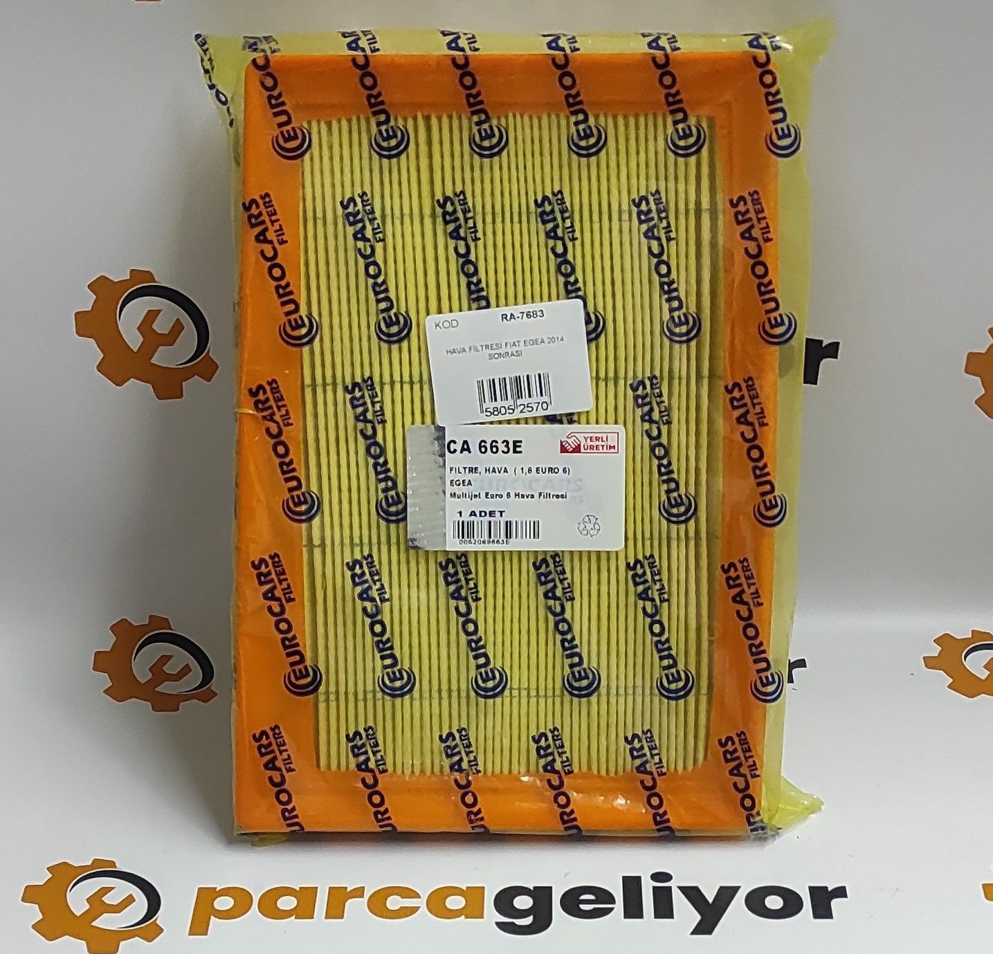 Egea 1.6 Multijet Euro 5 Ve Euro 6 Hava Filtresi RA-7683
