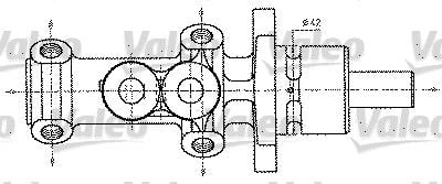 Citroen Zx 1991-1999 Arası 1.8 i Valeo Marka Fren Ana Merkezi