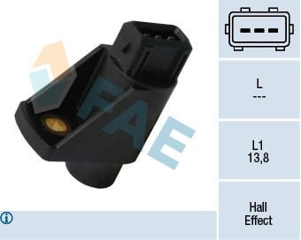 Opel Omega 1994-2005 Arası 2.5 V6, 3.0 V6 FAE Marka Eksantrik Devir Sensörü