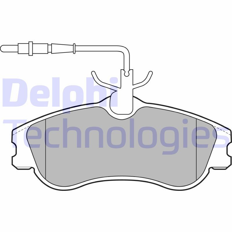 Peugeot 306 1993-2003 Arası 1.9 DT Delphi Marka Ön Balata Fişli
