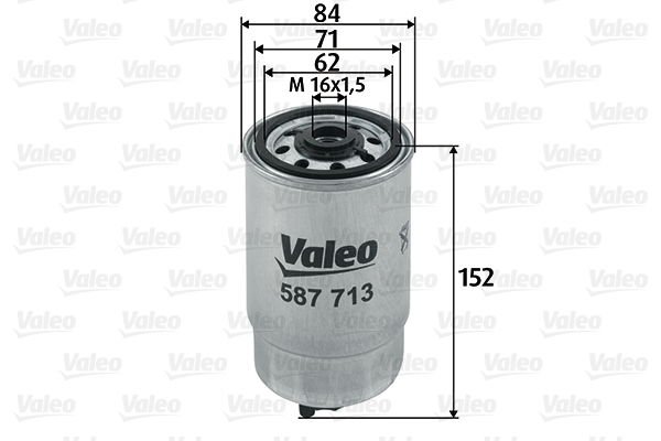 Alfa Romeo 166 1998-2007 Arası 2.4 JTD Valeo Marka Yakıt Filtresi