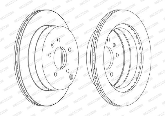 Chevrolet Captiva 2006-2010 Arası 2.2 D Ferodo Marka Arka Fren Diski