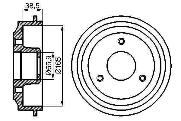 Citroen Ax 1986-1998 Arası 11 Bosch Marka Kampana