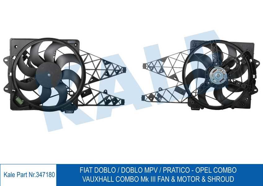 Doblo III 1.6 Fan Motoru (Davlumbazlı) Kale KAL-347180