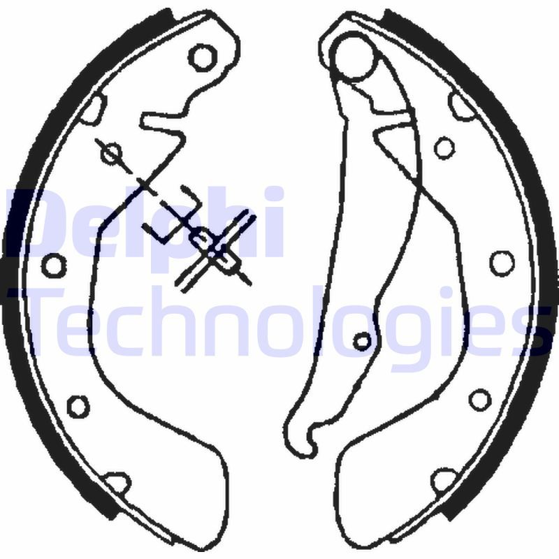 Opel Vectra 1988-1995 Arası 1.6 i Cat Delphi Marka Pabuçlu Balata