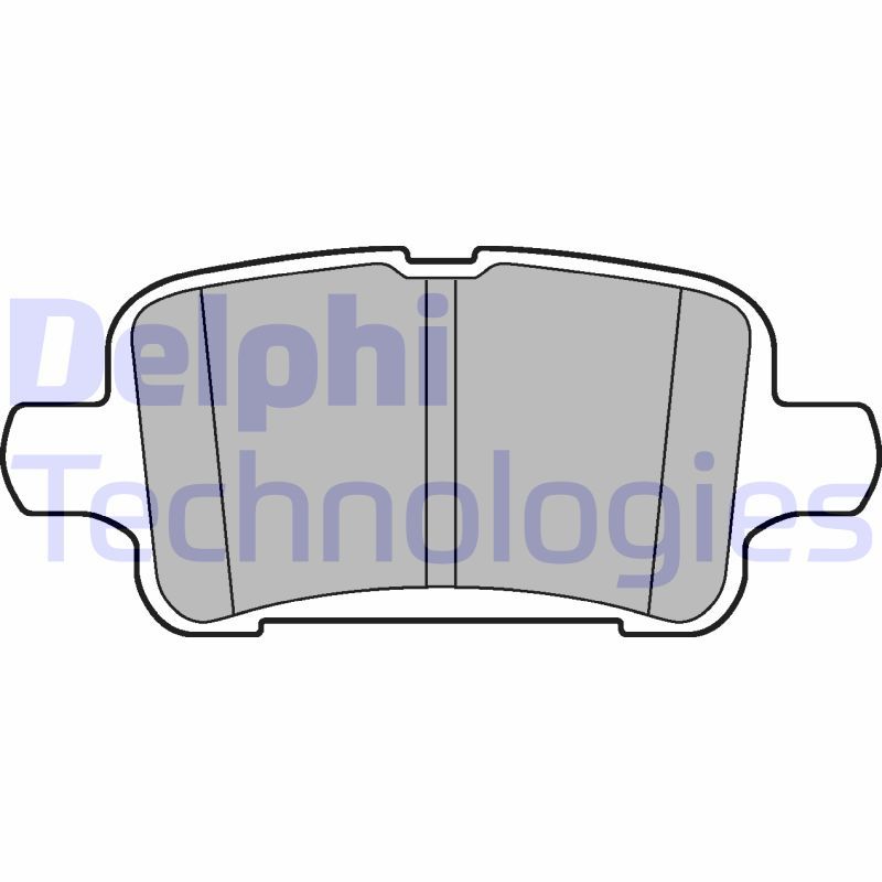 Opel Astra 2015-2019 Arası 1.4, 1.6 Turbo, 1.6 CDTi, 1.0 Turbo, 1.4 Turbo Delphi Marka Arka Balata