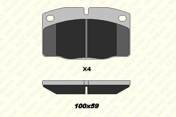 Opel Corsa 1982-1994 Arası 1.2 S Kale Marka Ön Balata