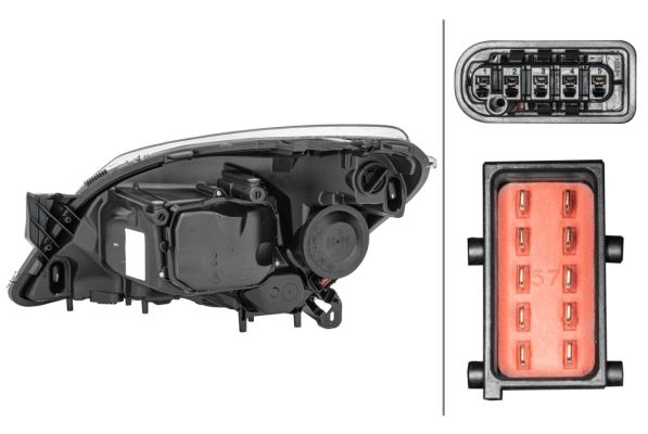 Opel Astra 2004-2014 Arası 1.6 LPG, 1.7 CDTI, 1.4 LPG, 1.3 CDTI, 1.9 CDTI, 1.9 CDTI 16V, 1.4 Sağ Xenon Hella Marka Far