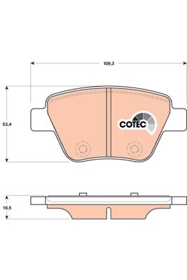 Volkswagen Golf 2008-2014 Arası 2.0 R 4motion TRW Marka Ön Balata
