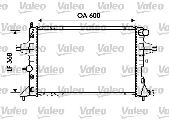 Opel Zafira 1999-2005 Arası 2.2 DTI 16V Valeo Marka Su Radyatörü