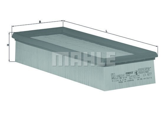 Renault Safrane 1996-2000 Arası 2.2 dT Mahle Marka Hava Filtresi