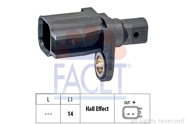 Ford Focus 2010-2014 Arası 1.6 Ti Facet Marka Arka Abs Sensörü