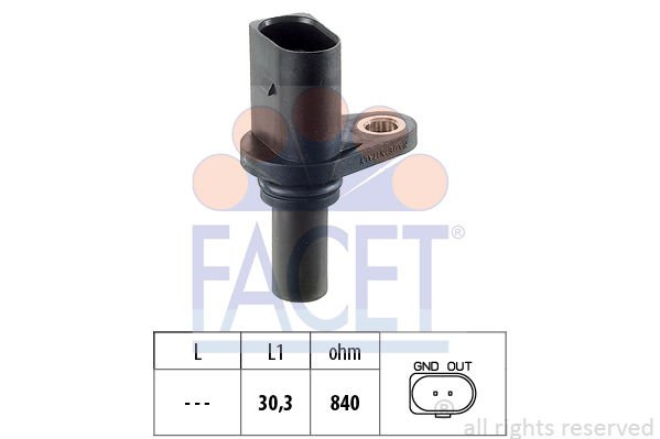 Volkswagen Golf 1997-2008 Arası 1.6, 1.9 TDI Facet Marka Eksantrik Devir Sensörü
