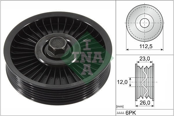 Chevrolet Nubira 2005-2011 Arası 1.4 INA Marka Vantilatör Kayış Gergi Rulmanı