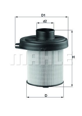 Citroen Ax 1986-1998 Arası 10 E Mahle Marka Hava Filtresi