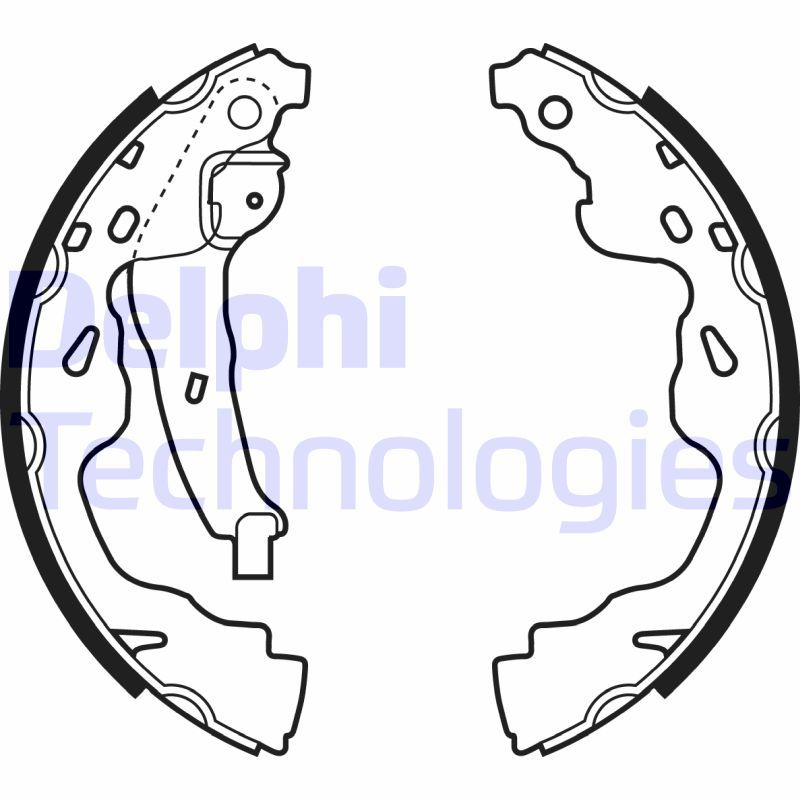 Opel Agila 2008-2014 Arası 1.2 LPG Delphi Marka Pabuçlu Balata