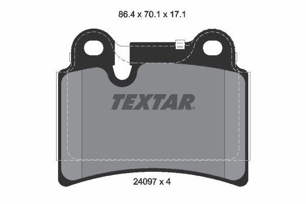 Volkswagen Touareg 2002-2013 Arası 6.0 W12 Textar Marka Arka Balata