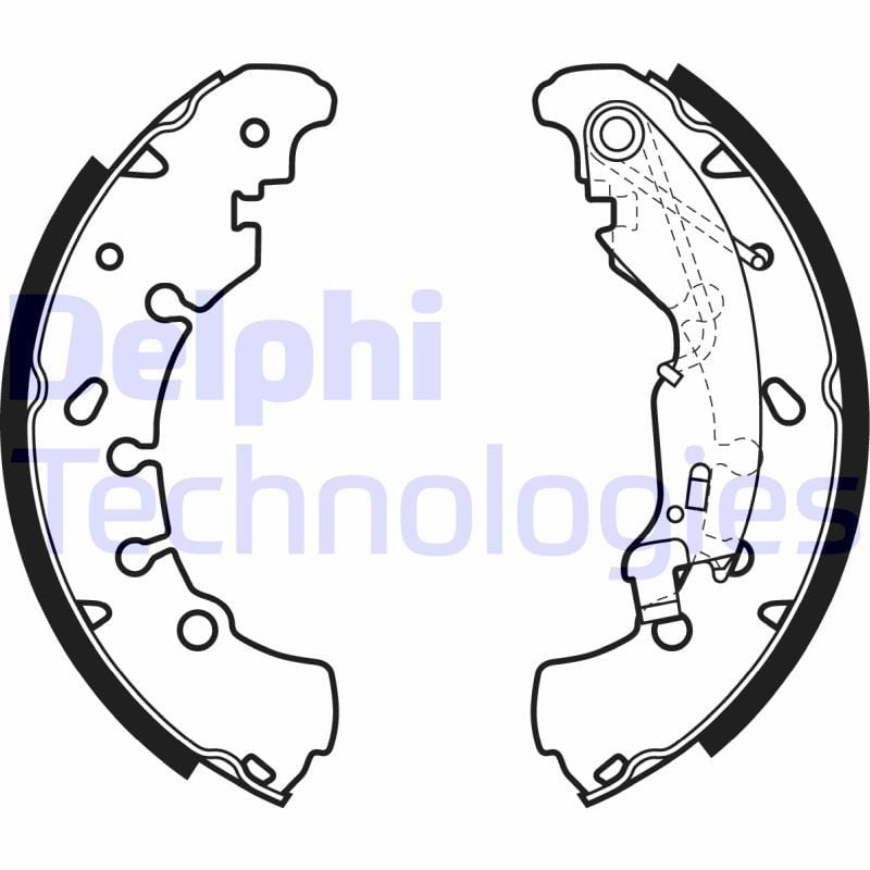 Opel Corsa 2006-2014 Arası 1.2 Delphi Marka Pabuçlu Balata