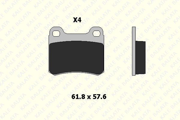 Opel Vectra 1988-1995 Arası 1.8 S 4x4, 2.0 i, 2.0, 2.0 i 4x4 Kale Marka Arka Balata