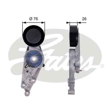 Audi A4 1994-2002 Arası 1.8, 1.6, 1.8 quattro, 1.8 T Gates Marka Vantilatör Kayış Gergi Rulmanı