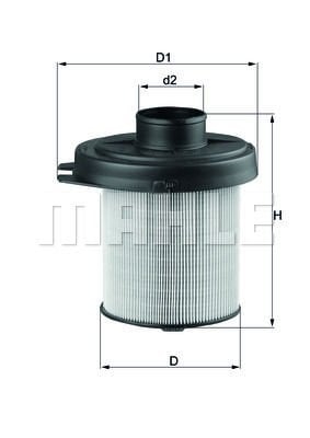 Citroen Bx 1982-1994 Arası 14 E Mahle Marka Hava Filtresi