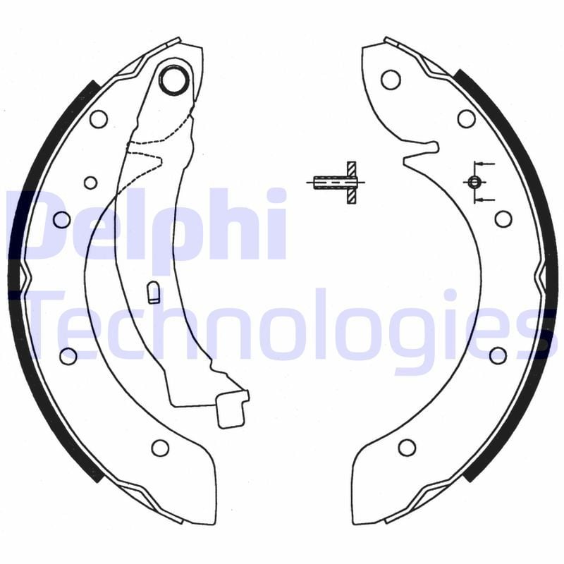 Citroen Berlingo 1996-2011 Arası 1.4 i Delphi Marka Pabuçlu Balata