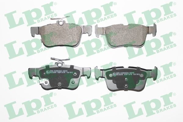 Ford Mondeo 2014-2018 Arası 1.5 EcoBoost, 2.0 EcoBoost, 1.6 TDCi, 2.0 TDCi Bi-Turbo, 2.0 TDCi, 1.5 TDCi, 2.0 TDCi 4x4, 1.0 EcoBoost LPR Marka Arka Balata