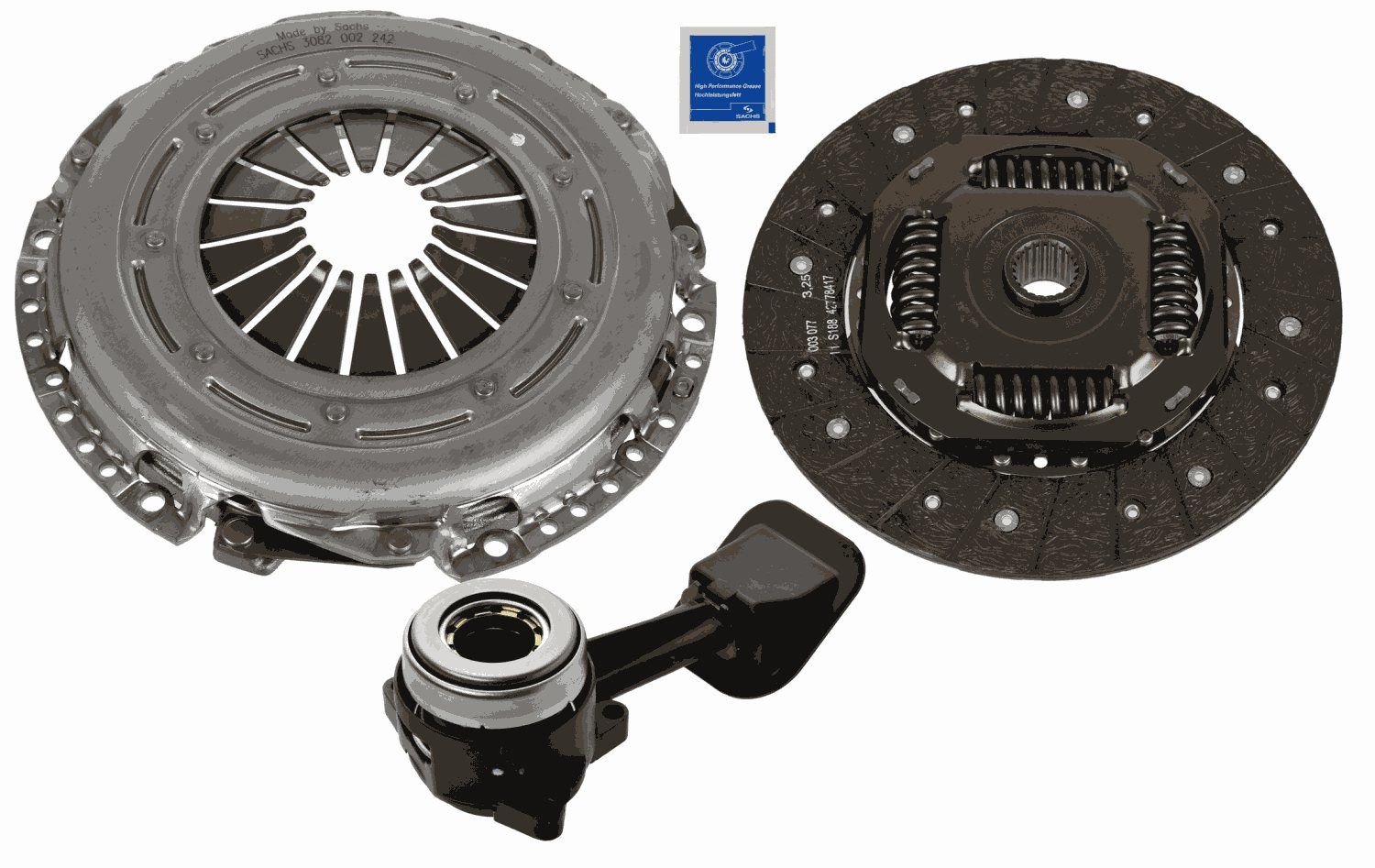 Ford Transit Connect 2013-2017 Arası 1.5 TDCi Sachs Marka Debriyaj Seti
