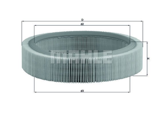 Renault 11 1983-1995 Arası 1.7 Mahle Marka Hava Filtresi
