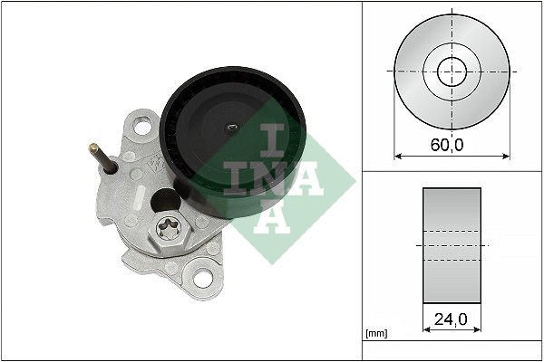 Volkswagen Jetta 2008-2012 Arası 2.0 TSI INA Marka Vantilatör Kayış Gergi Rulmanı