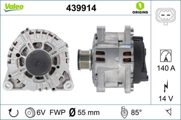 Opel Astra 2010-2015 Arası 1.6, 1.6 Turbo Valeo Marka Alternatör