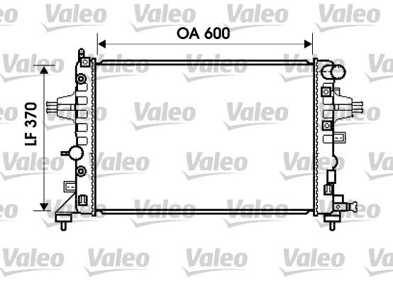 Opel Zafira 2005-2019 Arası 1.6 CNG Valeo Marka Su Radyatörü