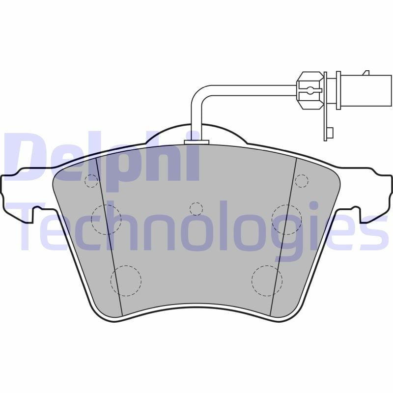 Volkswagen Sharan 1995-2010 Arası 2.0 TDI Delphi Marka Ön Balata