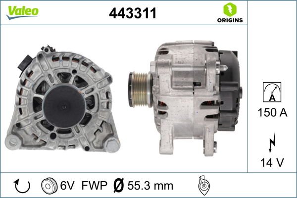 Peugeot 5008 2016-2020 Arası 1.2 Valeo Marka Alternatör